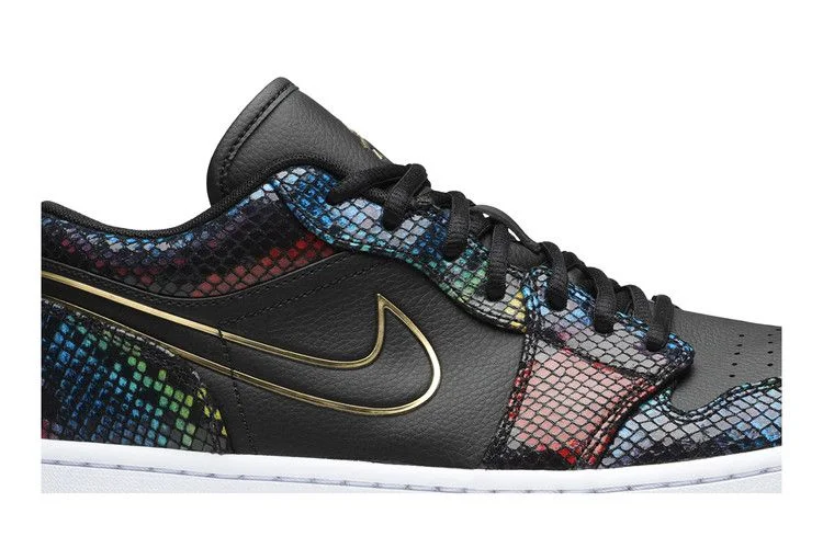 Кроссовки Wmns Air Jordan 1 Low 'Multi Snakeskin'