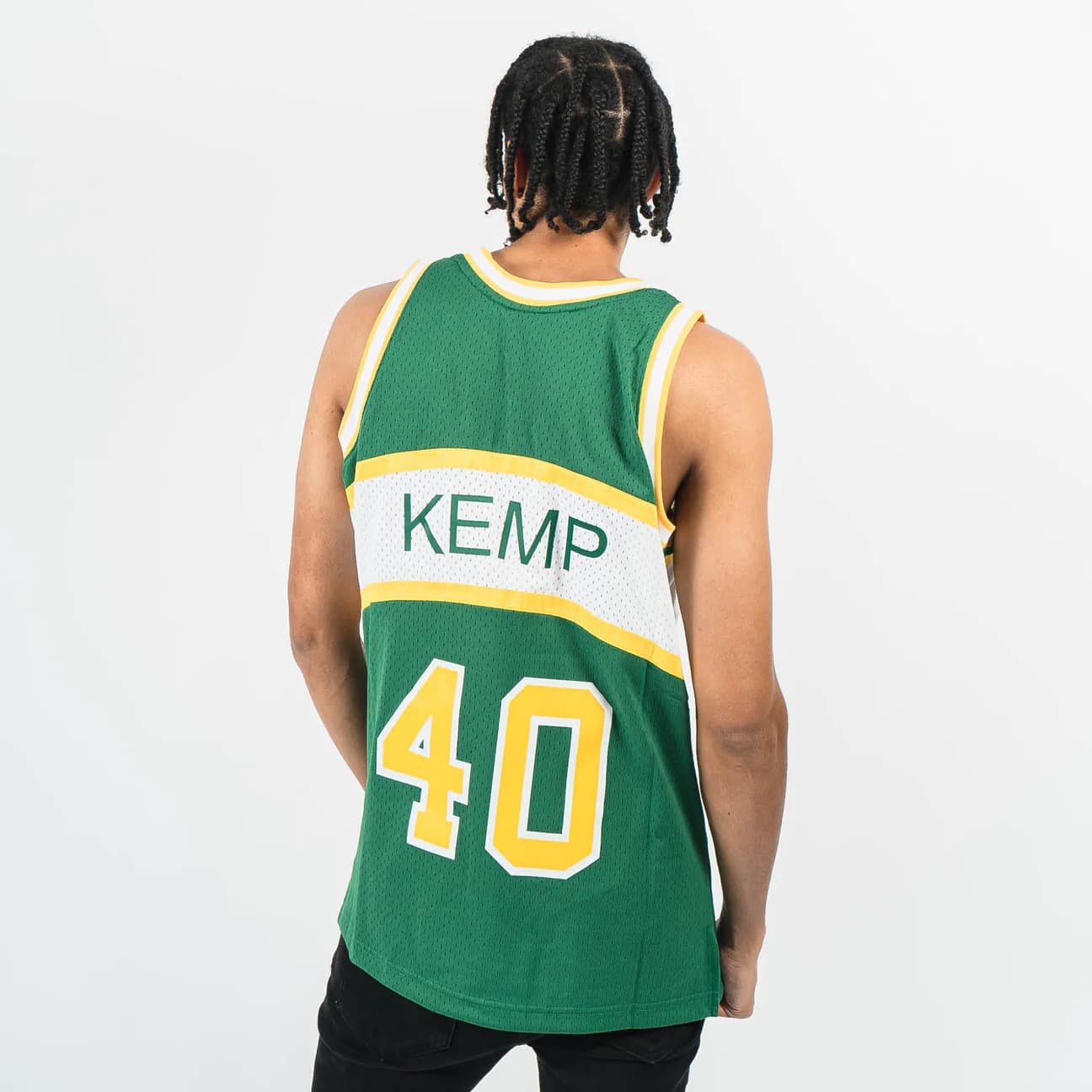 1994-95-Seattle-Supersonics-Shawn-Kemp-40-Swingman-Hardwood-Classics-Green-Jersey-2