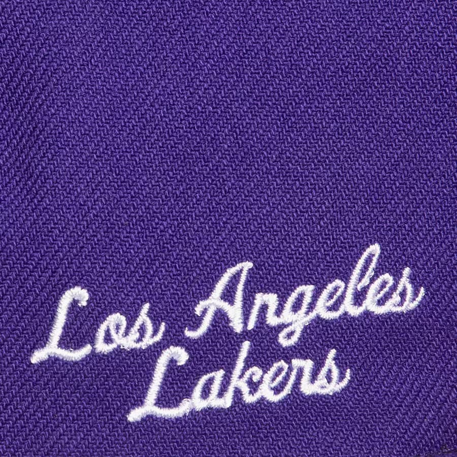 Бейсболка Mitchell & Ness Purple Los Angeles Lakers Uprise Snapback Hat