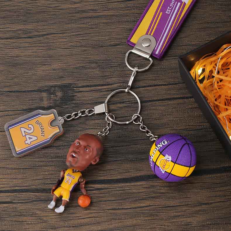 Брелок для ключей Jinduo Kobe Lakers Player Keychain