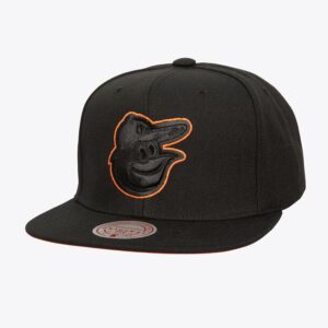 Mitchell-Ness-Black-Baltimore-Orioles-Logo-Eclipse-OG-Snapback-Hat-300x300