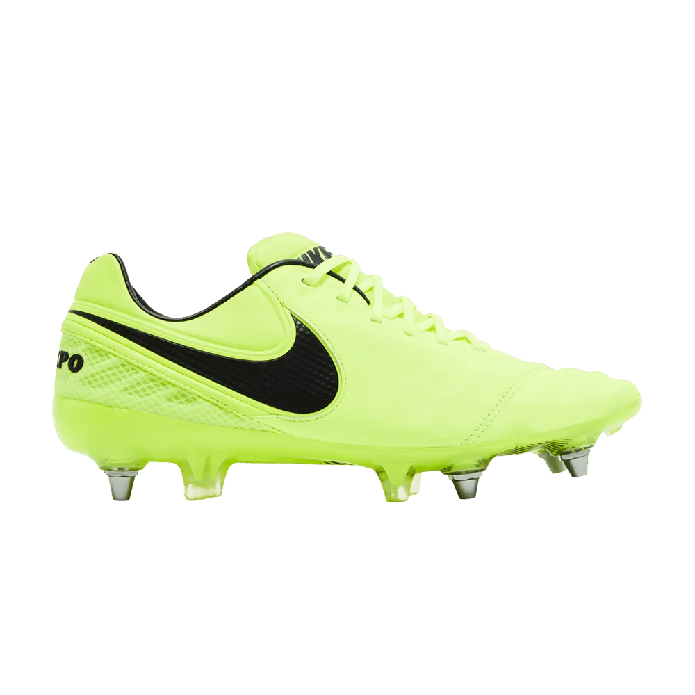 Кроссовки Nike Tiempo Legend 6 SG Pro 'Volt Black'