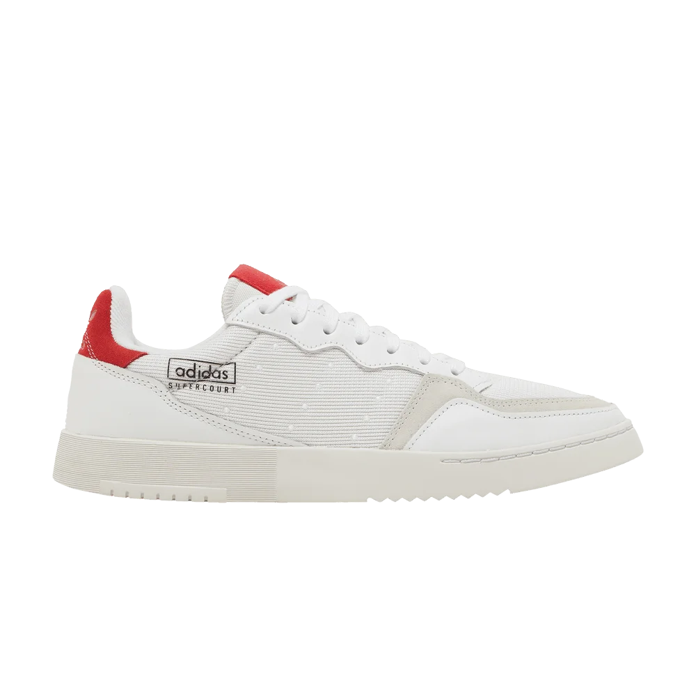 Krossovki-adidas-Supercourt-White-Scarlet