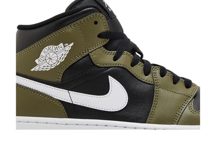 Кроссовки Air Jordan 1 Mid 'Medium Olive'