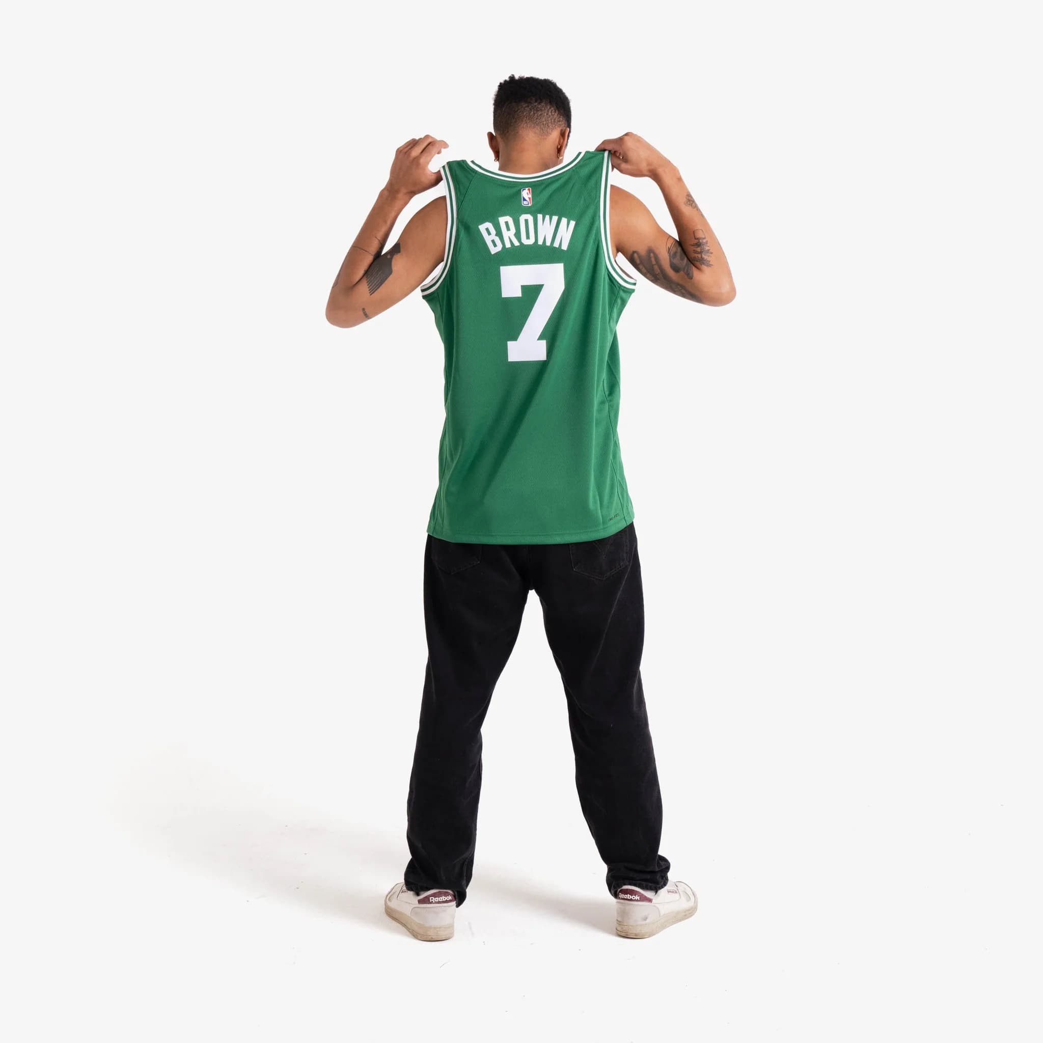 Баскетбольная джерси 2023-24 Boston Celtics Jaylen Brown #7 Swingman Icon Edition Green Jersey
