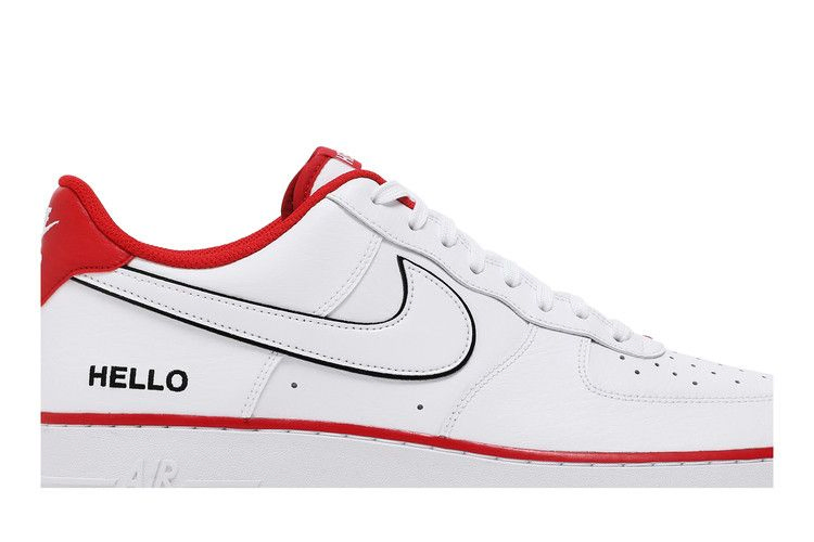 Кроссовки Urbanstar x Nike Air Force 1 '07 LX 'HELLO Pack - White University Red'
