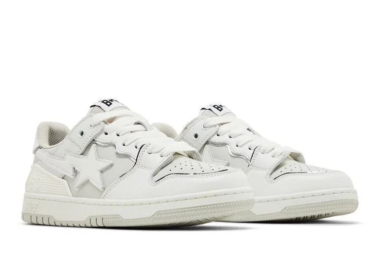 Krossovki-BAPE-Wmns-Sk8-Sta-3-L-White-Silver-7