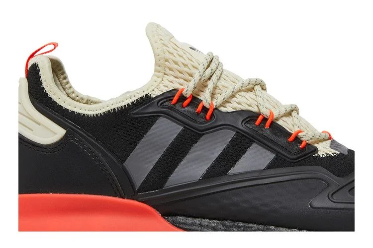 Кроссовки Adidas ZX 2K Boost 'Black Solar Red'