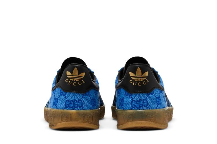 Кроссовки Gucci x adidas Gazelle 'Blue GG Monogram'