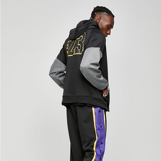 Толстовка Ehot James Lakers Black Hoodie