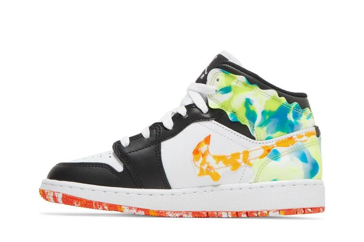 Кроссовки Air Jordan 1 Mid SE GS 'Drip'