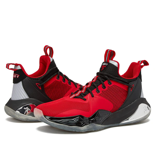 Кроссовки AND1 Attack 3.0 in Green and Del Fuego Red