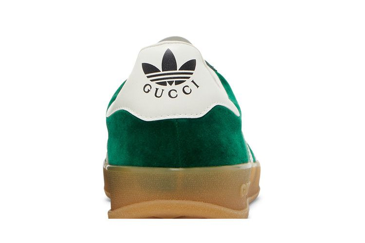 Кроссовки Adidas x Gucci Gazelle 'Green Suede'