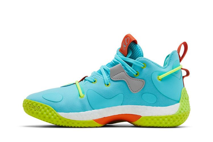 Кроссовки Adidas Harden Vol. 6 J 'Pulse Aqua Solar Yellow'