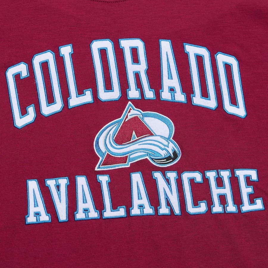 Футболка Mitchell & Ness Burgundy Colorado Avalanche Legendary Slub T-Shirt
