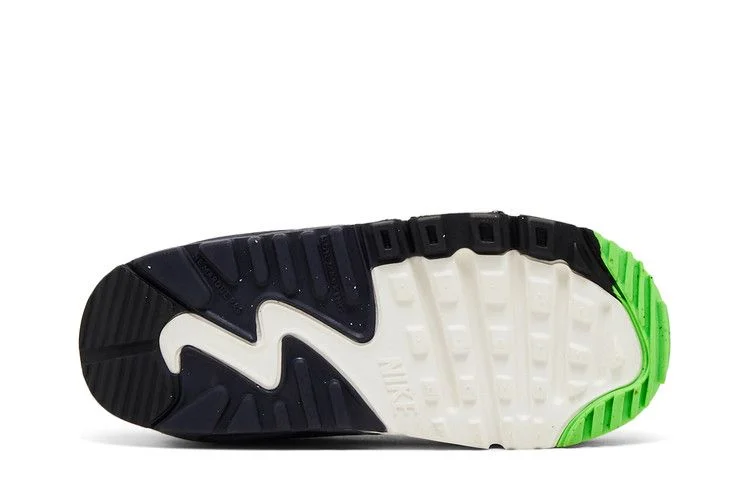Кроссовки Nike Air Max 90 Leather SE TD 'Black Scream Green'