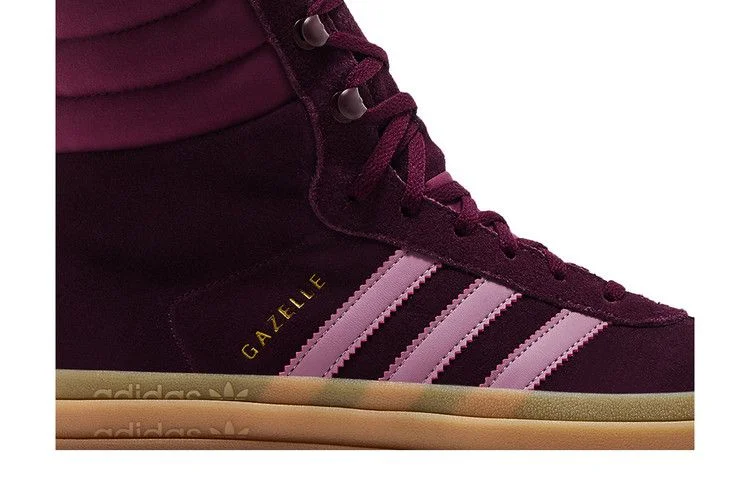 adidas Wmns Gazelle Boot 'Maroon Gum'