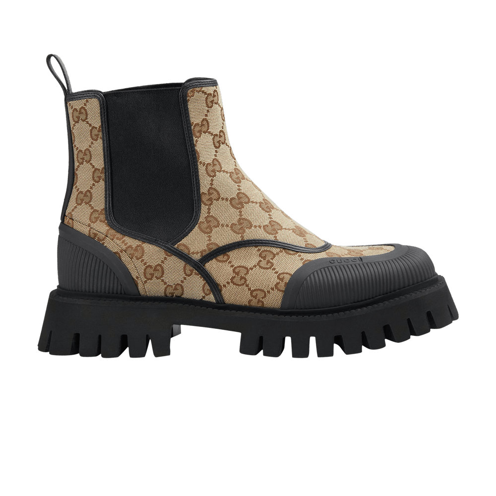 Кроссовки Gucci GG Ankle Boot 'Beige Ebony'