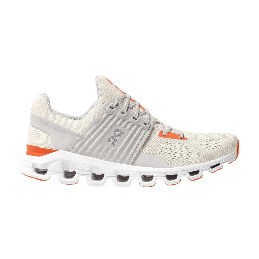 Krossovki-ON-Cloudswift-White-Flame