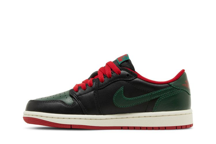 Кроссовки Wmns Air Jordan 1 Retro Low OG 'Black Gorge Green'