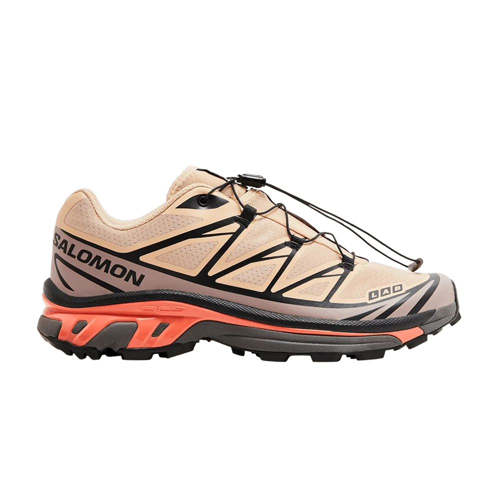 Кроссовки Salomon XT-6 'Hazelnut Quail Living Coral'