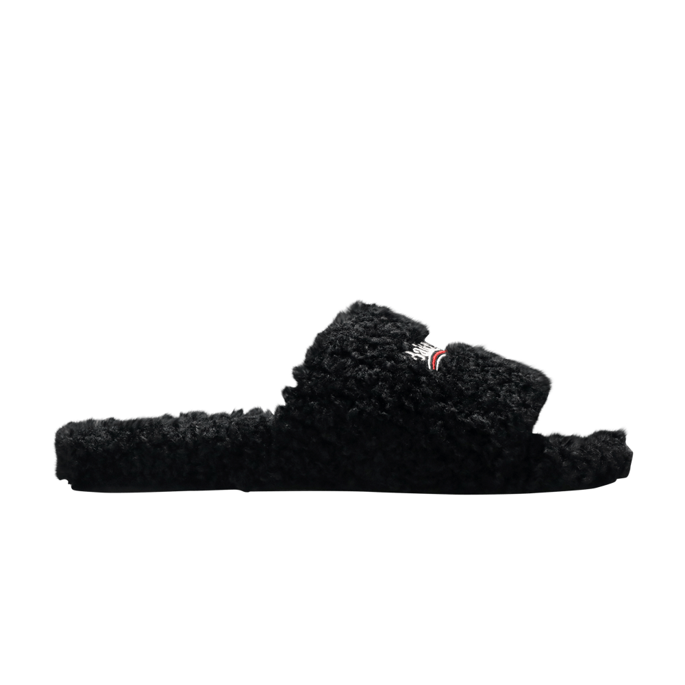 Кроссовки Balenciaga Furry Slides 'Black'