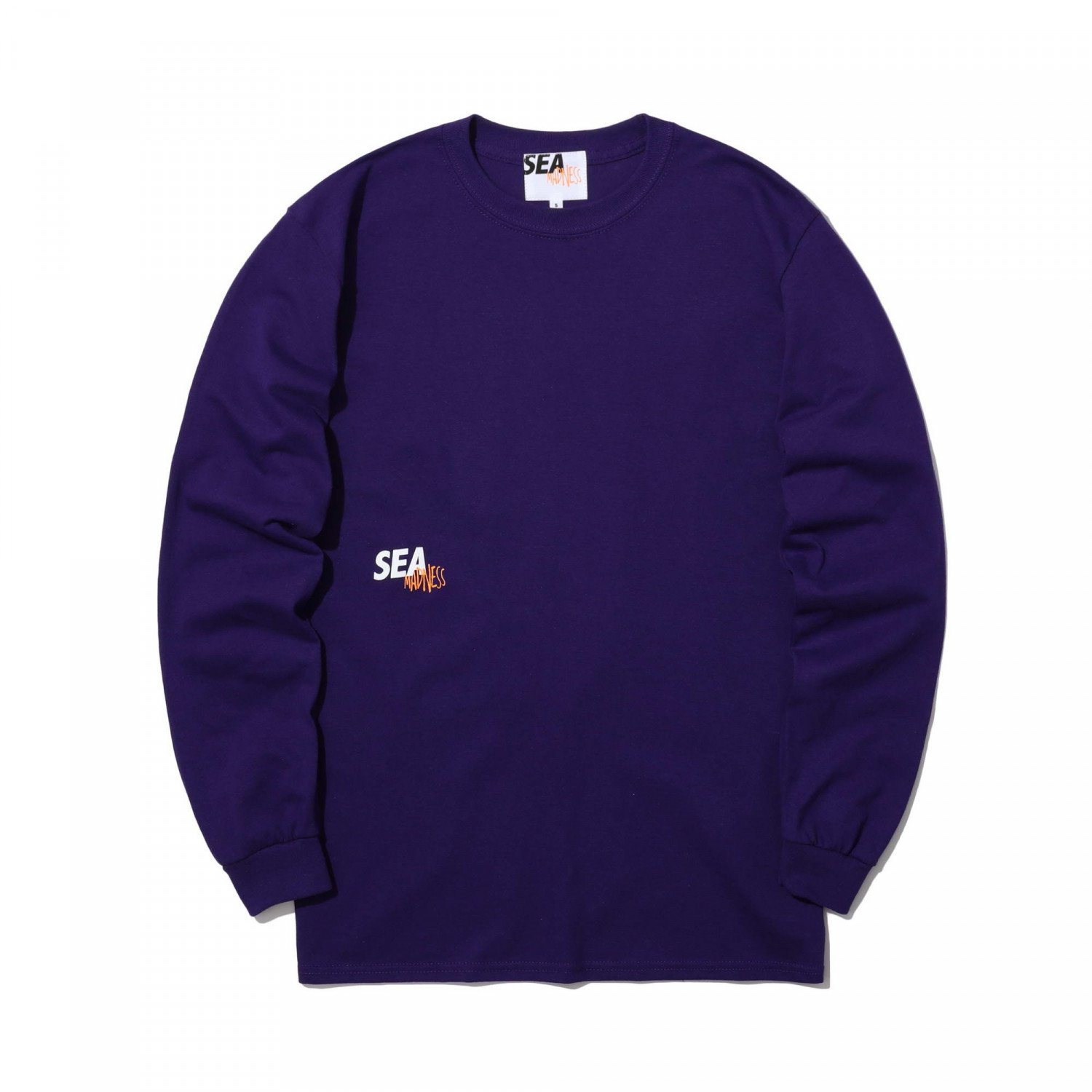 Толстовка MADNESS x WIND AND SEA LONG SLEEVE PRINT TEE Purple
