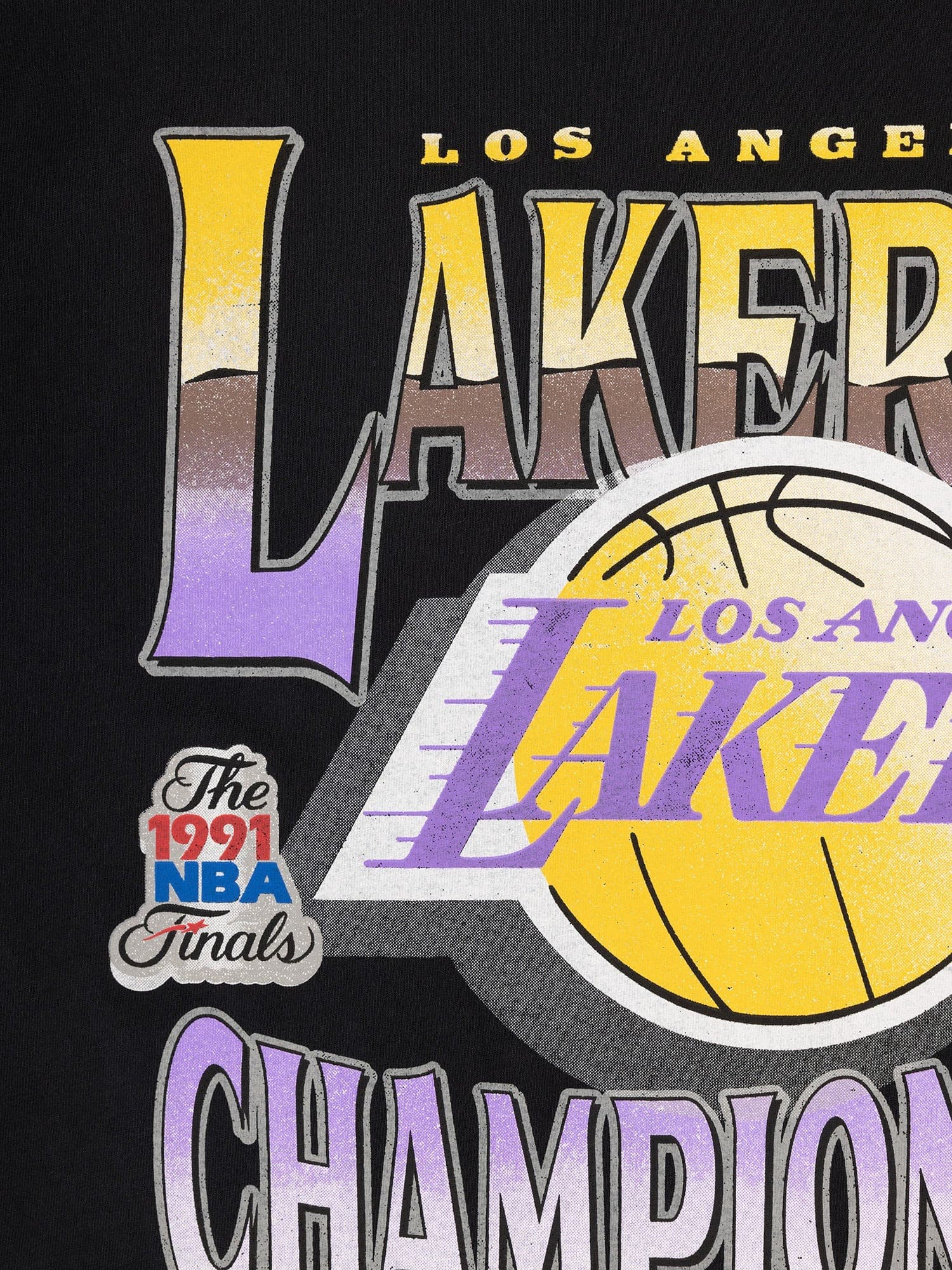 Mitchell-Ness-Los-Angeles-Lakers-Metallic-Vintage-T-Shirt-3