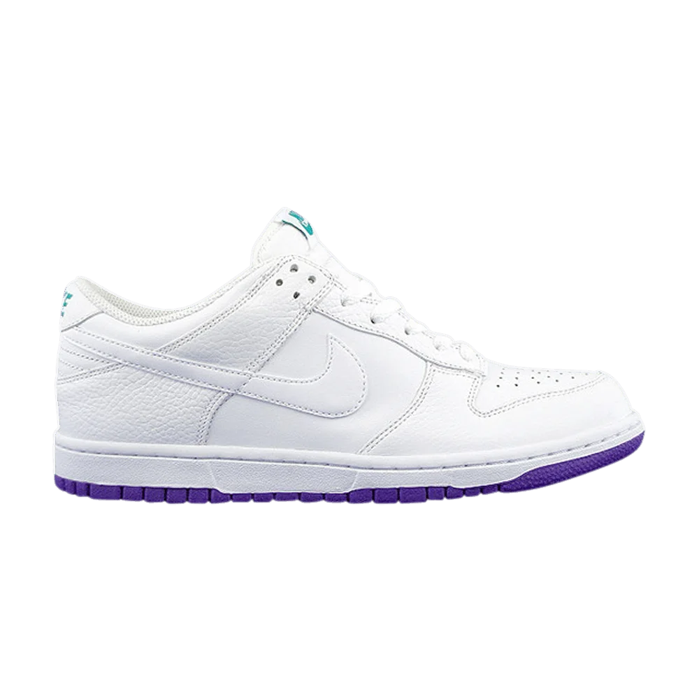 Krossovki-Nike-Dunk-Low-White-Purple-Punch