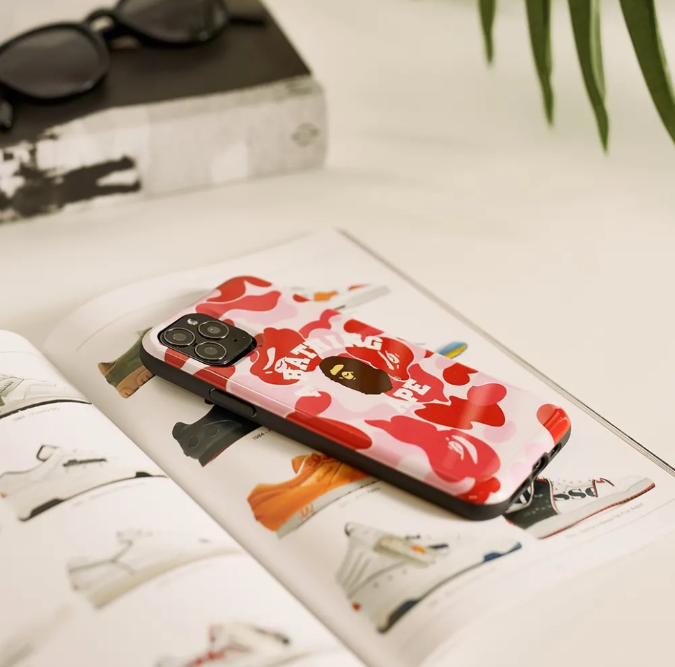 Защитный чехол BAPE ABC Camo College iPhone 11 Pro Case Pink