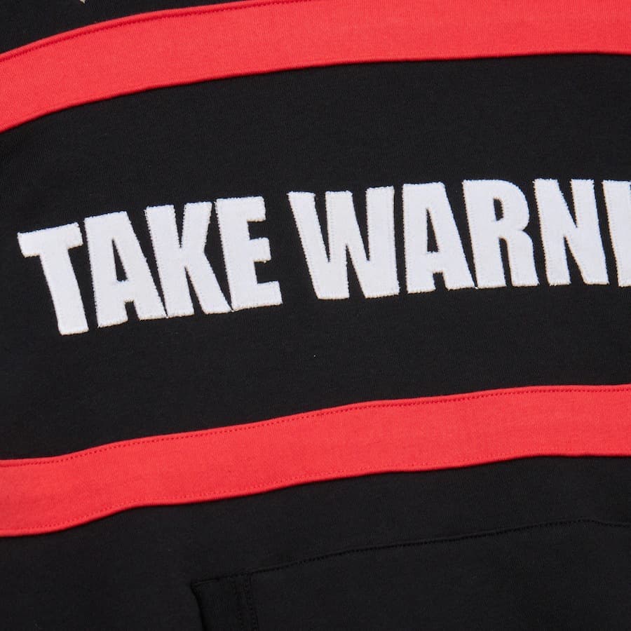 Худи Mitchell & Ness Black Carolina Hurricanes Head Coach Fleece Pullover Hoodie