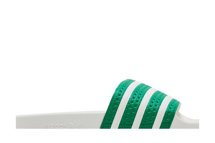adidas Adilette Slides 'Green White'