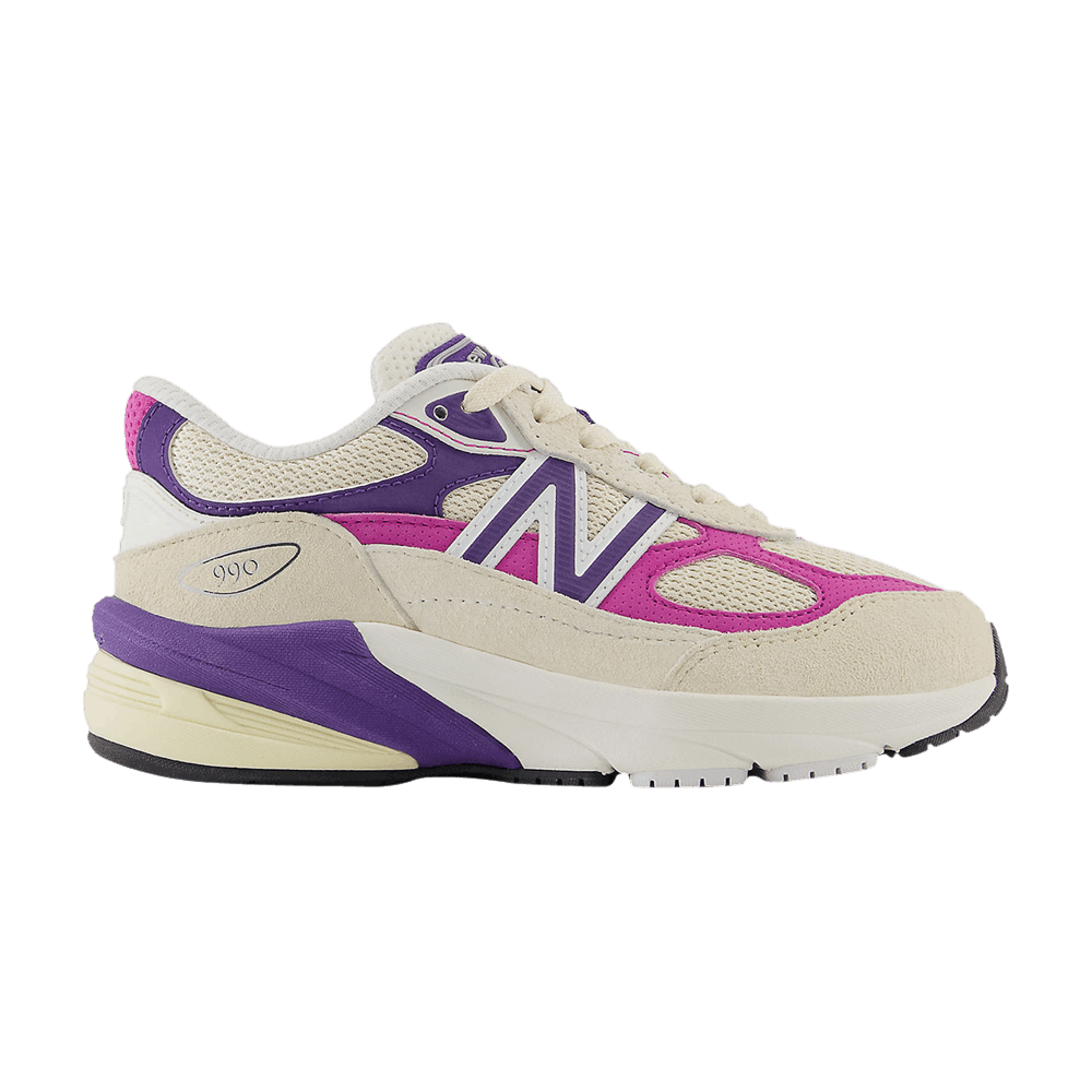 Кроссовки Teddy Santis x New Balance 990v6 Little Kid 'Macadamia Nut Magenta'