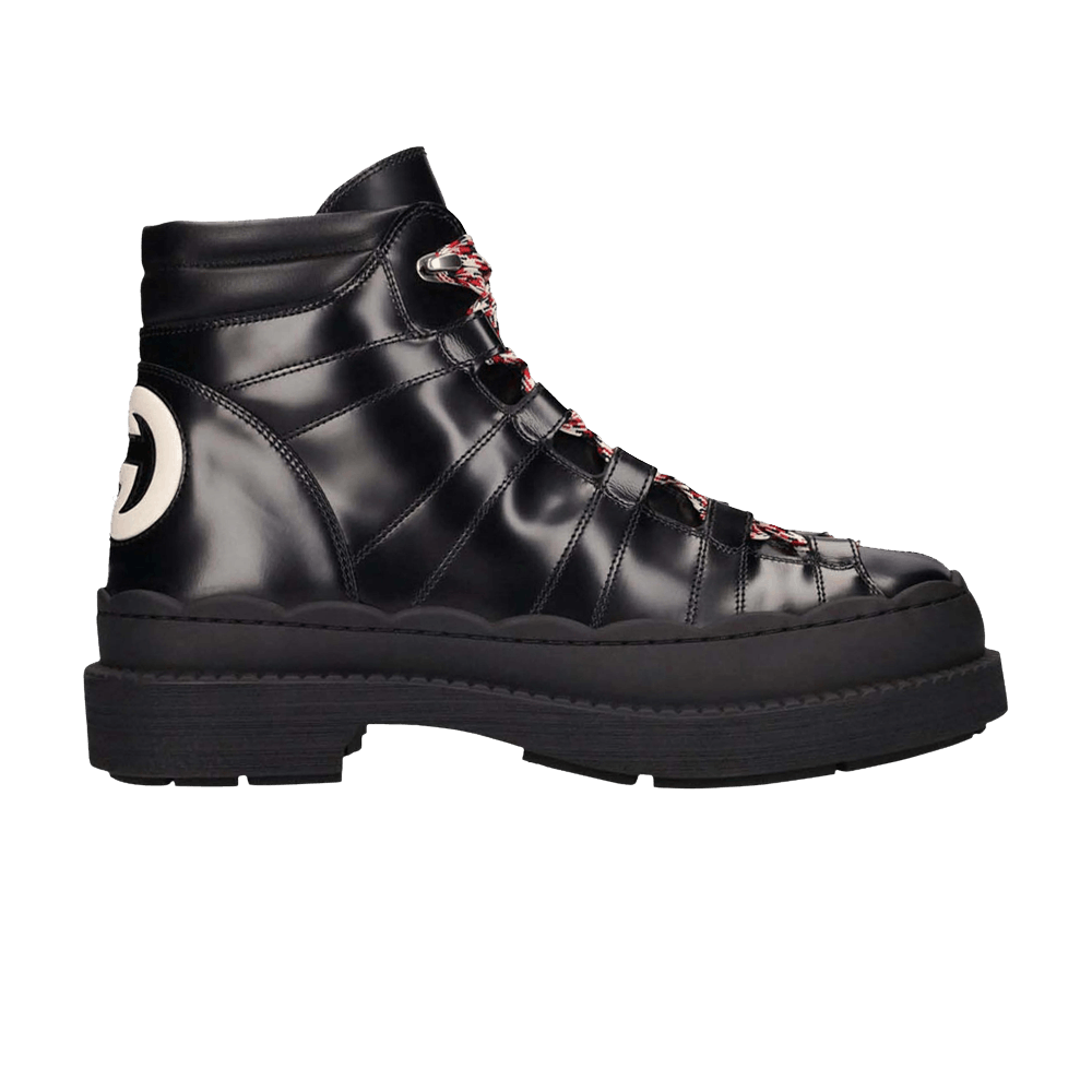 Кроссовки Gucci Ghibli Leather Trekking Boot 'Black'