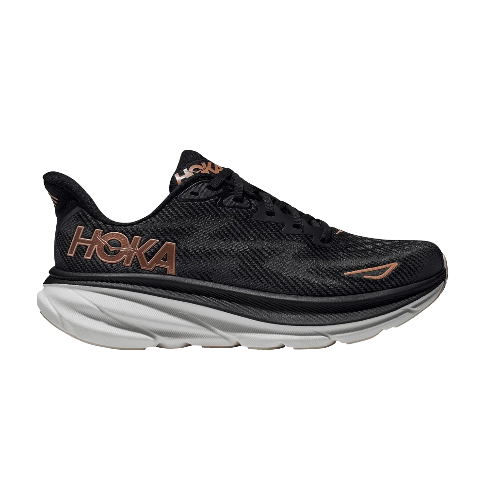 Krossovki-HOKA-Wmns-Clifton-9-Black-Rose-Gold