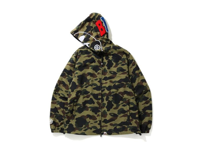 Куртка с капюшоном BAPE 1st Camo 2nd Ape Full Zip Hoodie Jacket Green