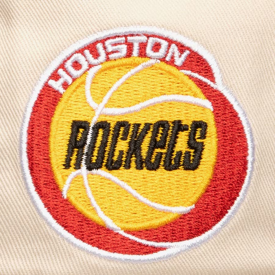 Mitchell-Ness-Cream-Houston-Rockets-Hardwood-Classics-Sswagger-Adjustable-Hat-2