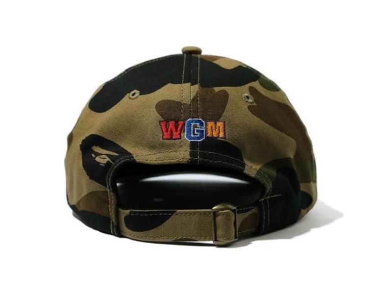 Бейсболка BAPE 1St Camo Shark Panel Cap (FW20) Green