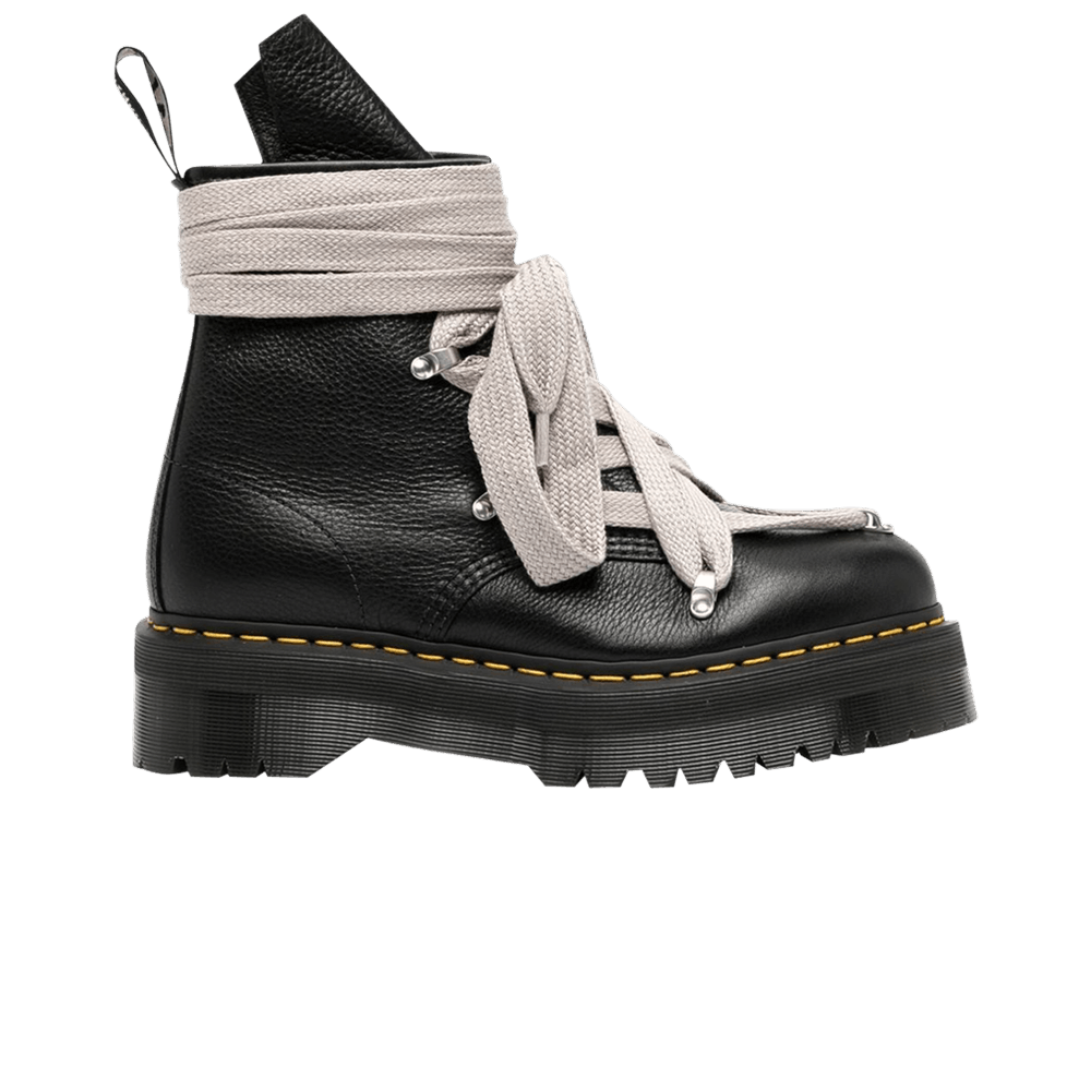 Кроссовки Dr. Martens x Rick Owens 1460 Quad Leather Sole Pentagram Jumbo Lace Boot 'Black'