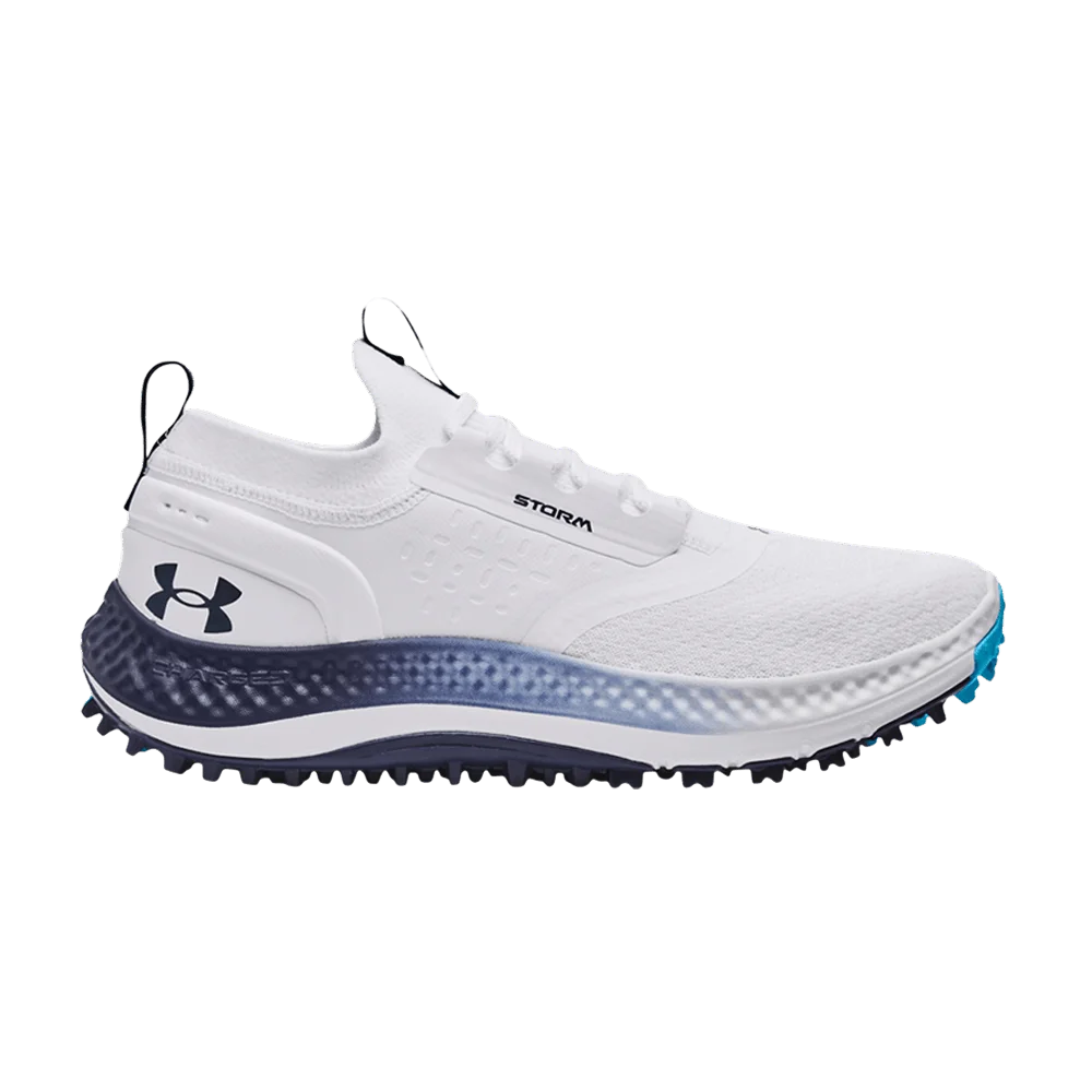 Кроссовки Under Armour Charged Phantom Spikeless Golf 'White Midnight Navy'