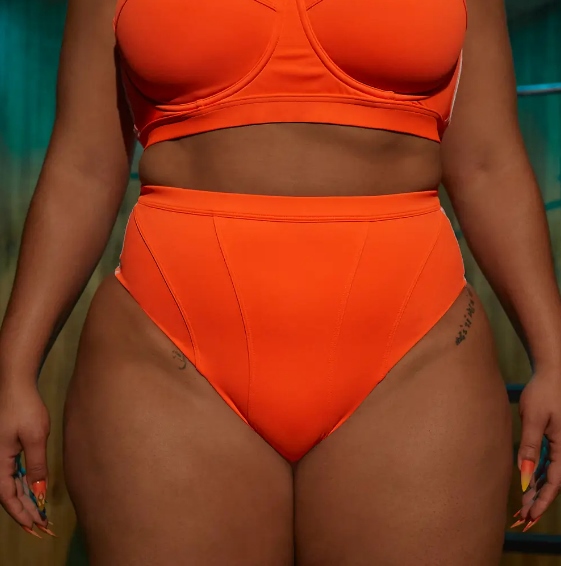 Спортивный купальник adidas Ivy Park Bikini Bottom (Plus Size) Solar Orange
