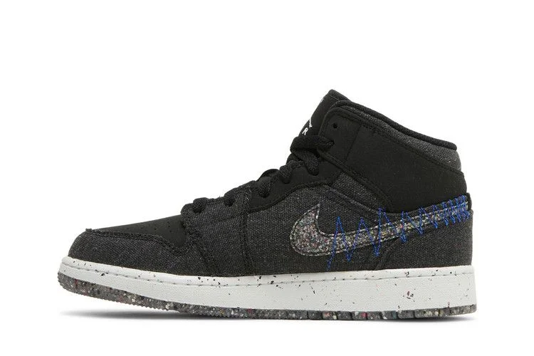 Кроссовки Air Jordan 1 Mid SE GS 'Crater'