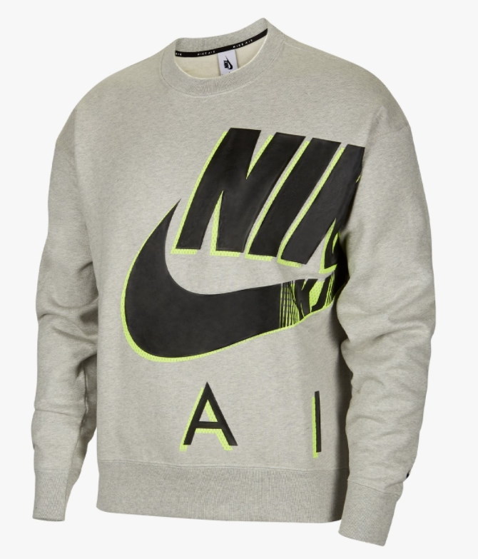 Толстовка Nike x Kim Jones Fleece Crewneck Grey