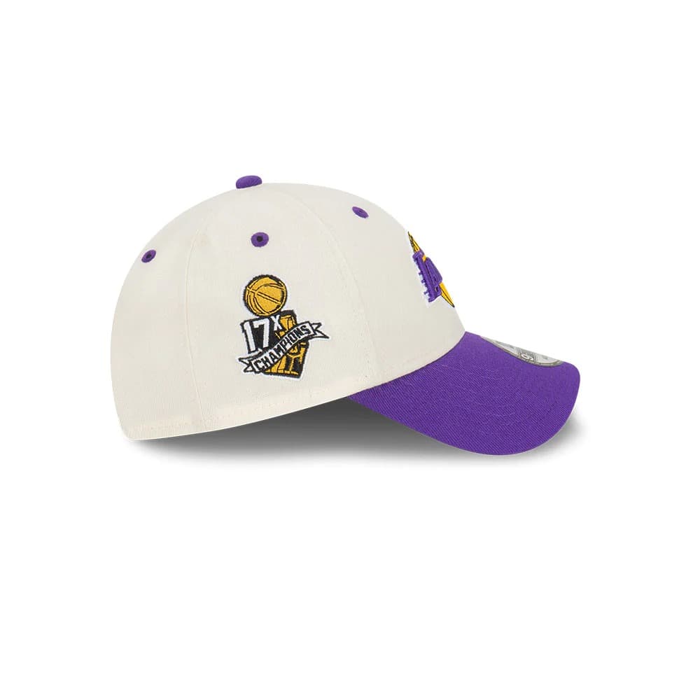 Бейсболка New Era Los Angeles Lakers Champs 9FORTY Two Tone NBA Snapback Hat