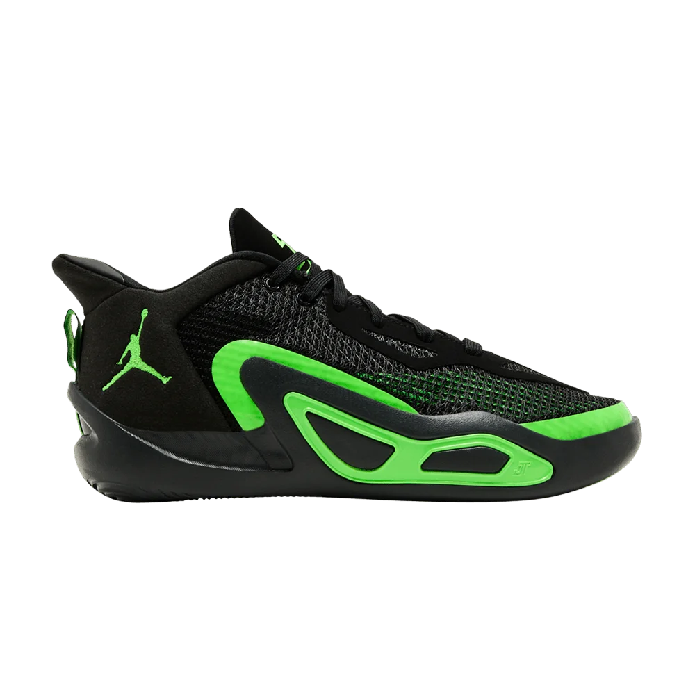 Krossovki-Air-Jordan-Tatum-1-GS-Black-Green-Strike