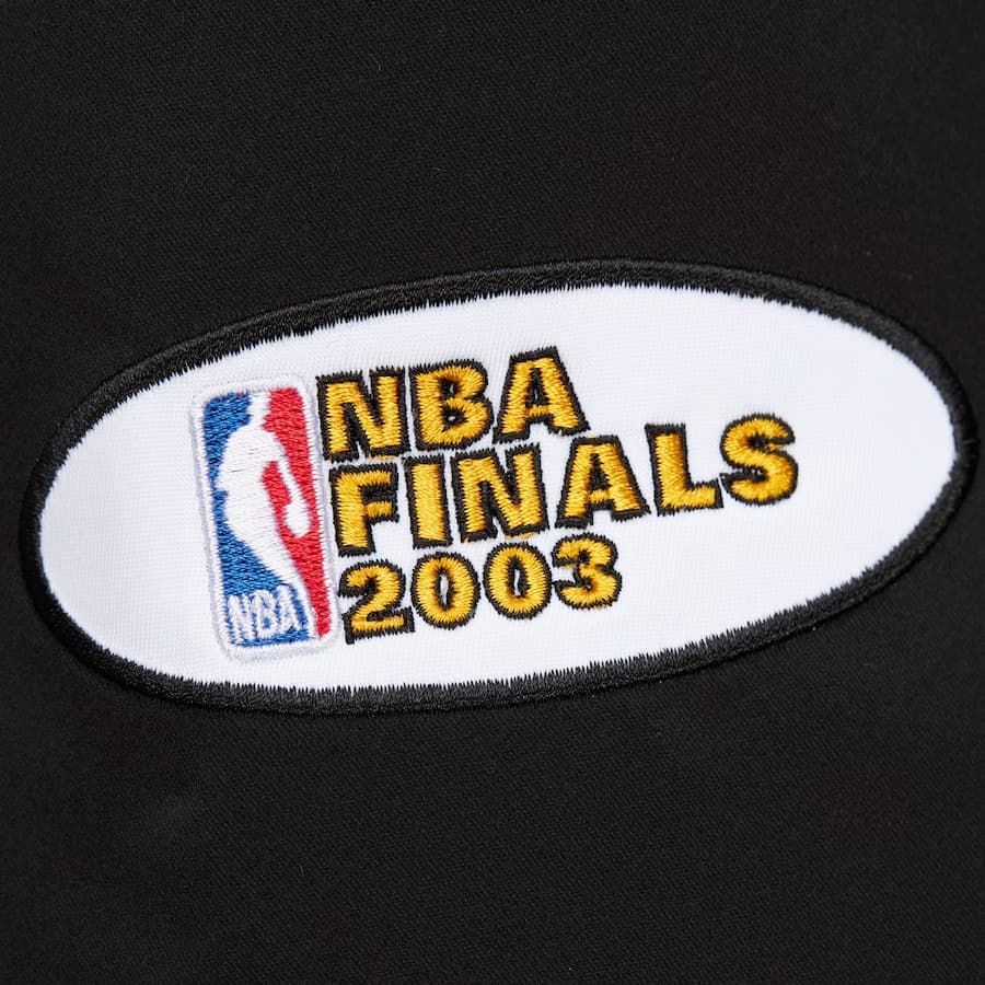Бомбер Mitchell & Ness Black San Antonio Spurs Team OG 3.0 Satin Full Snap Jacket