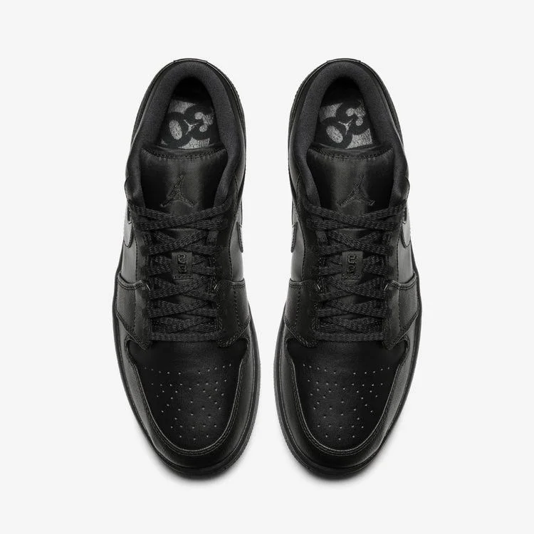 Кроссовки Air Jordan 1 Low 'Triple Black'