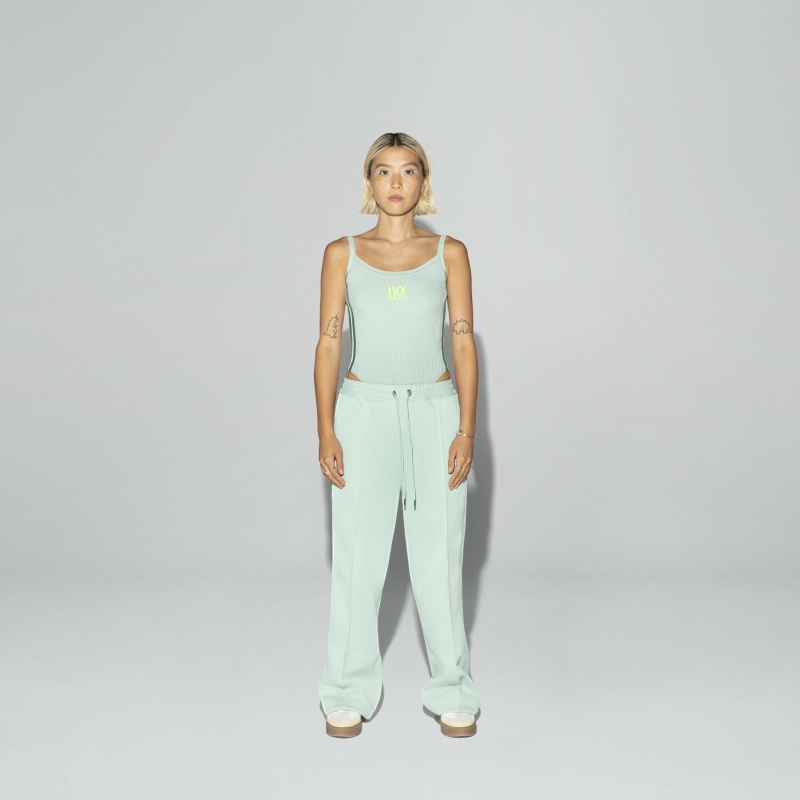 Спортивные штаны adidas Ivy Park 3-Stripes Suit Pants Green Tint/Dark Green