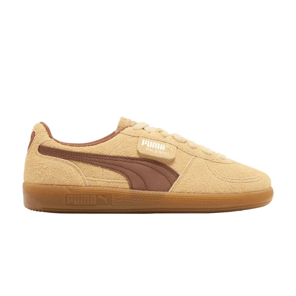 Krossovki-Puma-Palermo-Chamomile-Brown-Mushroom