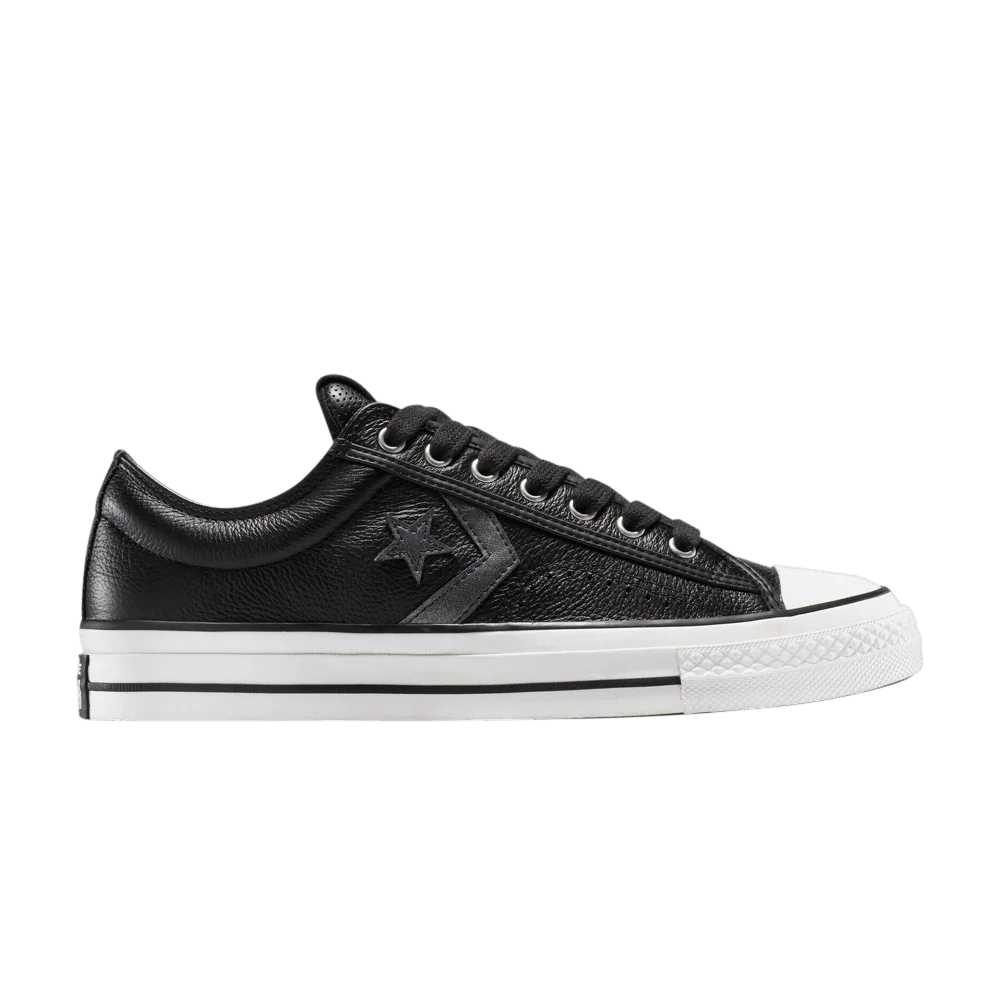 Кроссовки Converse Star Player 76 Low 'Metallic Black Leather'